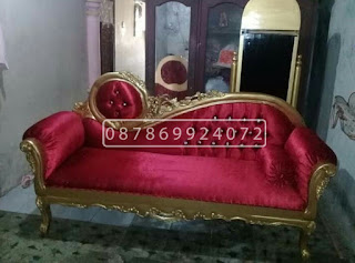 kursi sofaa santai sigle seat bahan kayu jati berkualitas asli jepara